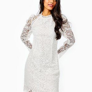 Lilly Pulitzer - Averi - White Lace Dress - Size 8 - NWT